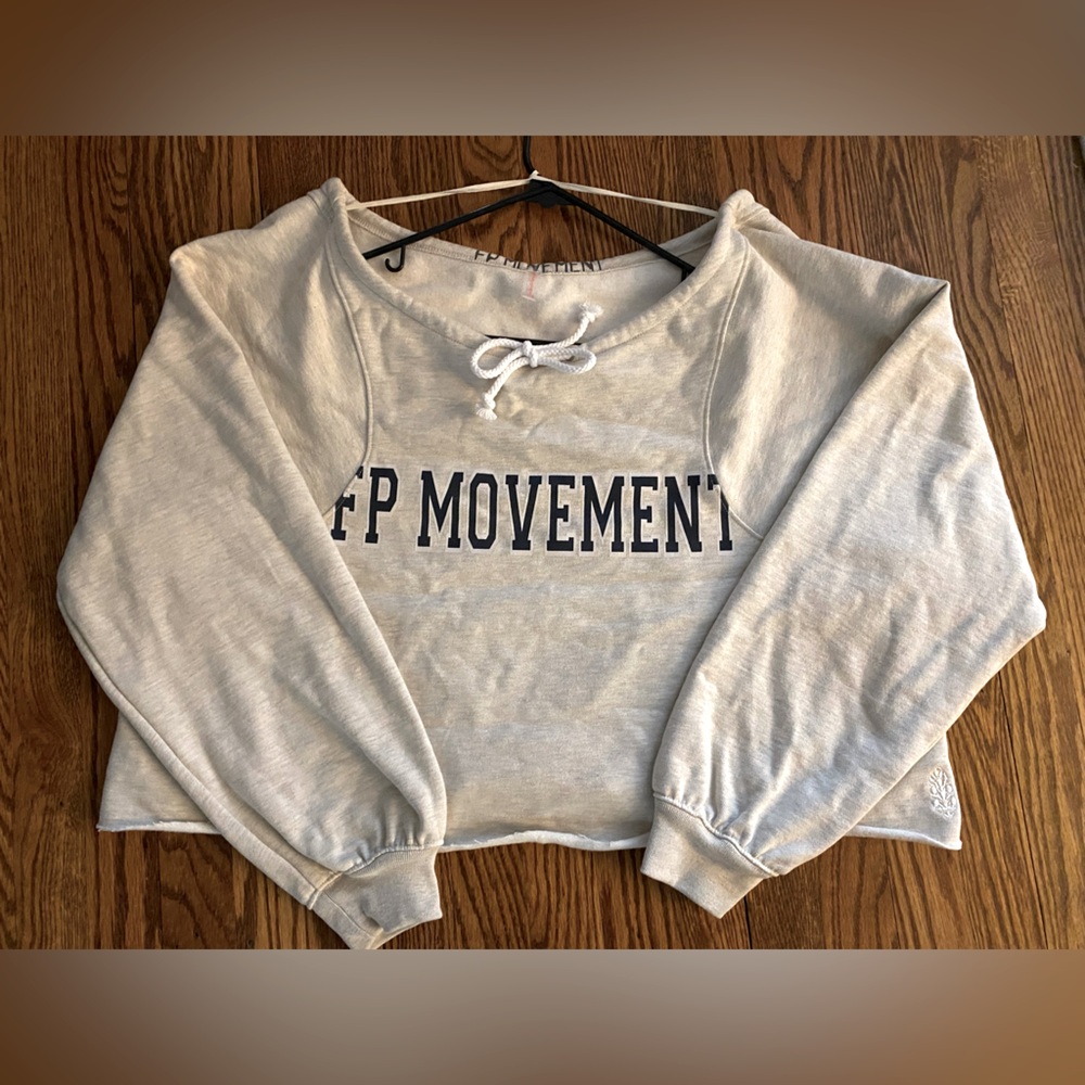 Free People Movement Grey Sweatshirt